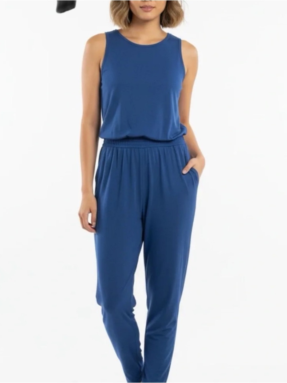 Lole Navy Blue Sleeveless Jumpsuit